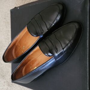 Ralph Lauren Black Leather Loafers